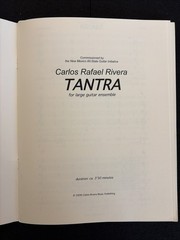 Carlos Rafael Rivera Tantra Large Guitar Ensemble Score & Parts Guitar Orchestra