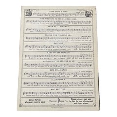 The Web Of Love The Great Gabbo Sheet Music 1929 Titsworth Cowan James Cruze