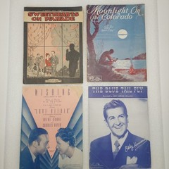 Vintage Sheet Music Lot Of 60 1950ish Show Tunes & Other Classics Great Graphics