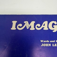 Vintage 1971 John Lennon Imagine Sheet Music Plastic Ono Band Beetlemania