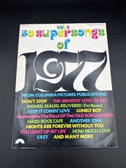 50 Supersongs of 1977 Vintage Paperback Songbook Piano Vocals Lyrics Music