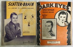 VTG Sheet Music Josephine Dark Eyes Feist Cavalcade Walkin Baby Home Lot of 12