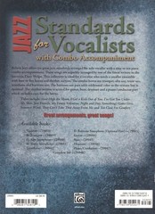 Jazz Standards for Vocalists with Combo Accompaniment – Dave Wolpe – Set of 10