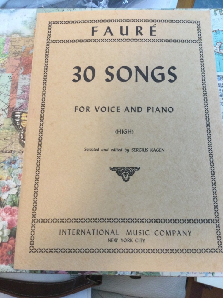 Faure 30 Songs high voice with piano