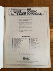 Vintage 1979 Don Ho Songbook 116 Speed Music Sheet Piano Vocal Guitar Organ Book