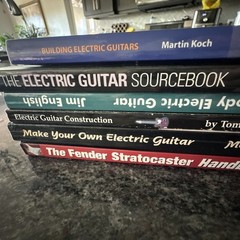 Vtg (6) Building Electric Guitar Source Fendor Stratocaster Books