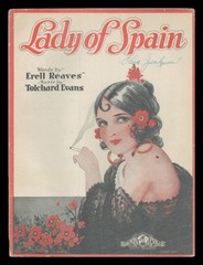LADY OF SPAIN Reaves/Evans 1947 Pretty Girl Vintage Sheet Music