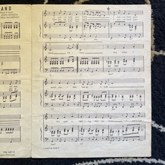 Beatles – I Want To Hold Your Hand sheet music Northern Songs 1963 vocals chords