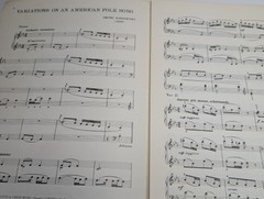 Kabalevsky Variations American Folk Song Piano Sheet Music Leeds Canada F4