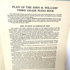 Third Grade Piano Music Student Instruction Book 27 Songs 1934 US Seller