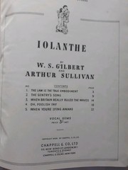 VOCAL GEMS FROM GILBERT & SULLIVAN – 1950 – 31 Pages- HARDBACK