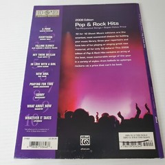 Pop & Rock Hits Piano Vocal Chords Alfred Music Songbook Sheet Music 2008