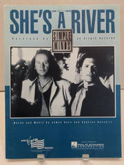 She&rsquo;s A River Sheet Music Simple Minds Piano Vocal Guitar 90s Rock F1AC