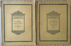 Vintage Schirmer’s Library Vol. 146 Czerny & Vol. 316 Duvernoy – 1893 & 95