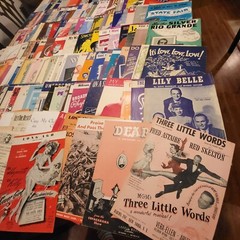 HUGE Lot 200+ Vintage Sheet Music Early 1900&rsquo;s & Up… Condition Varies SEE PICS