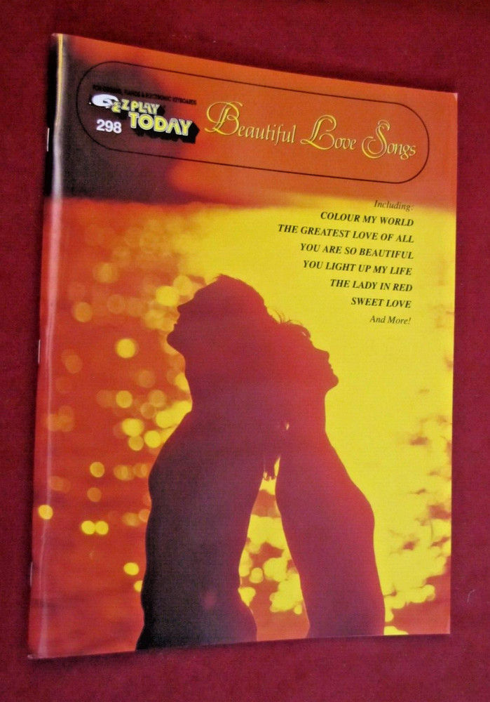 E-Z Play Today #298, Beautiful Love Songs (1991, Paperback) NEW