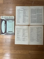 Lot of 3 Vintage Baritone Vocal Solo Repertoire Books (1 page missing in French)