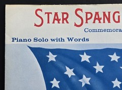 Star Spangled Banner Sheet Music Piano Guitar Vocal Schaum Commemorative 1975