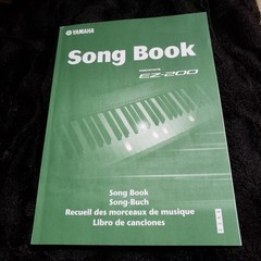 Yamaha Portatone EZ-200 Keyboard Song Book 2007 Paperback Book