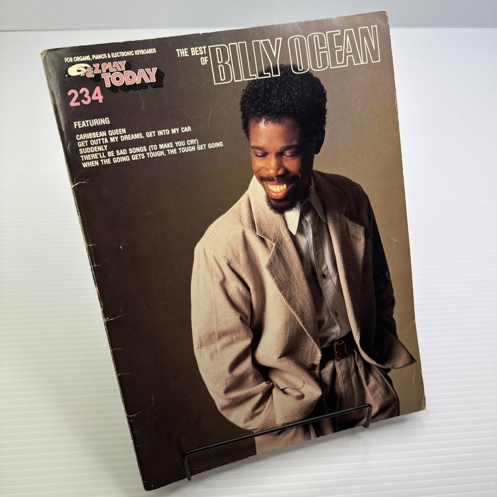 The Best of Billy Ocean E-Z Play for Organs Pianos Electronic Keyboards 1988