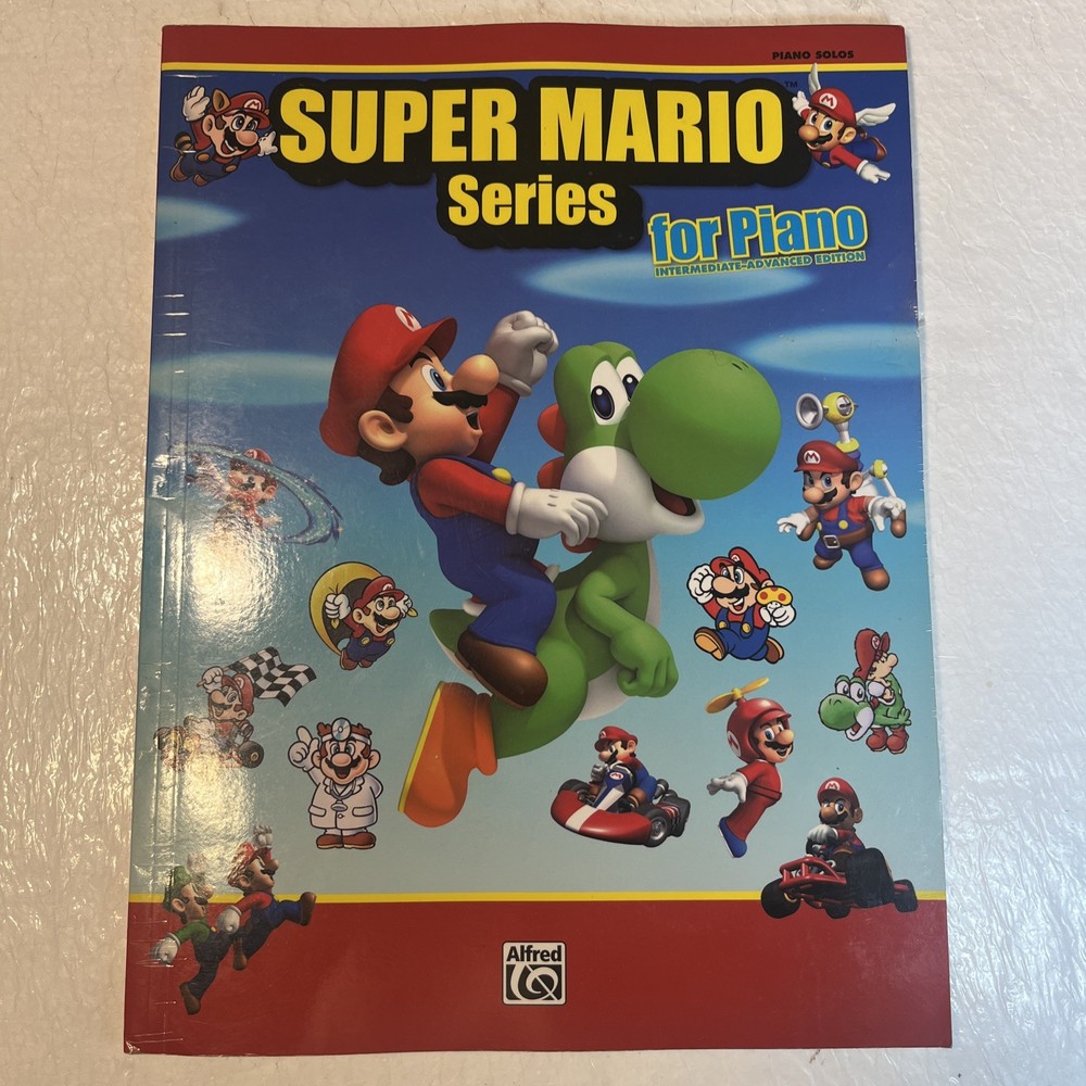 Alfred Super Mario Series for Piano Intermediate / Advanced Book