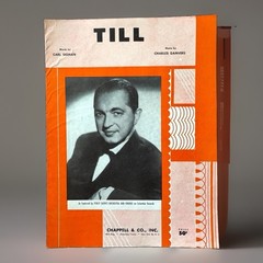 Till Sheet Music 1956 Percy Faith Carl Sigman Charles Danvers Columbia Records