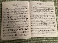 Adagio for Clarinet and Piano by H. Baermann – Clarinet Sheet Music