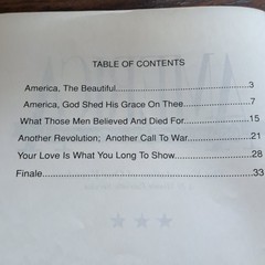 AMERICA: God Shed His Grace On Thee Choral Book /Songbook Mauldin Patriotic 1990