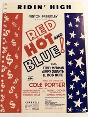 Cole Porter RED HOT AND BLUE 1936 Broadway Sheet Music Lot 5 Merman Hope Durant