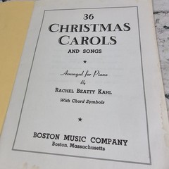 Vtg 1965 Christmas Carols Sheet Music Book Piano Book 3 Boston Music Company