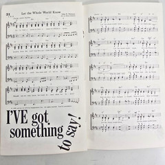 Life Love Peace Christian Youth Songbook Piano Vocal Lillenas 1970 Christian Vtg
