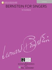Leonard Bernstein for Singers Soprano Vocal Sheet Music Book Online Audio