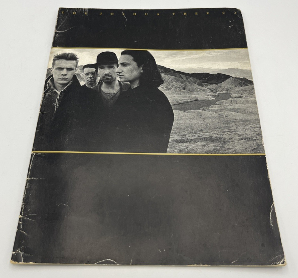 The Joshua Tree by U2 Songbook 1987 Chappel Music England Piano Vocals Guitar