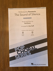 Choral sheet music for 7 pop songs, 4 part, College Choral, Broadway,Hal Leonard