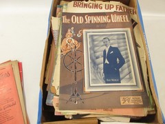 Vintage Sheet Music Lot Organ Piano Vocal Guitar Ukulele Big Band Bing 25+ Lbs