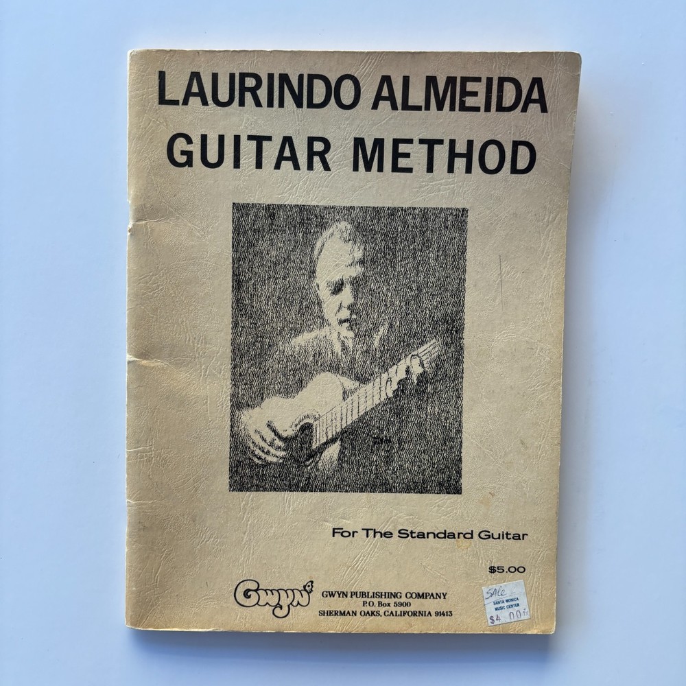 VTG RARE Laurindo Almeida Guitar Method – For the Standard Guitar 1972 Edition