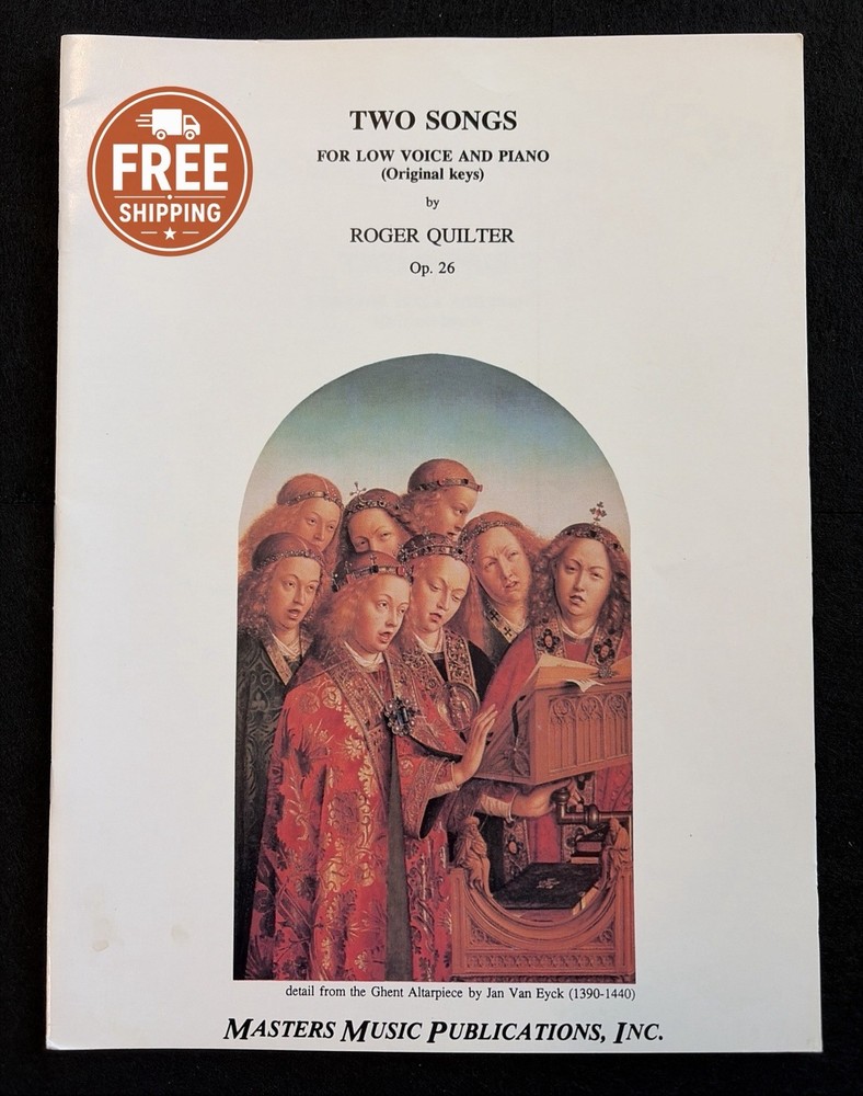 Roger Quilter Two Songs Op 26 Low Voice Vocal Solo Sheet Music
