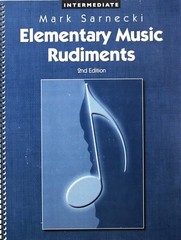 MARK SARNECKI ELEMENTARY MUSIC RUDIMENTS INTERMEDIATE 2ND EDITION MUSIC BOOK NEW