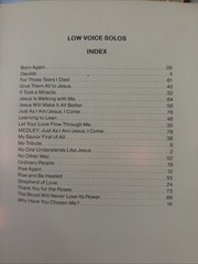Harold Decou LOW VOICE SOLOS Christian Songbook W/ Piano Accompaniment Good