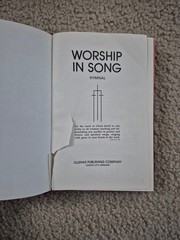 WORSHIP IN SONG Nazarene Hymnal 1972 Red Hardcover Lillenas Publishing Song Book