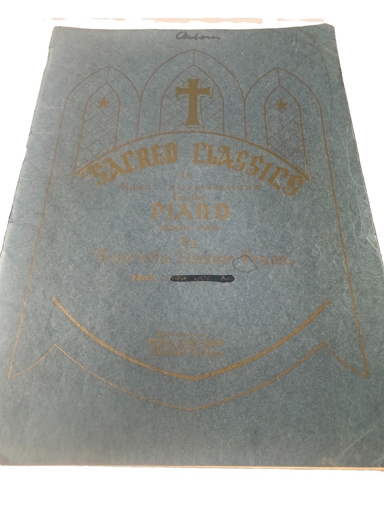VTG 1941 Sacred Classics Book Two Hymn Interpretations for Piano Fruen