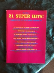 Bradleys 21 Super Hits — piano sheet music 1989 56 pages