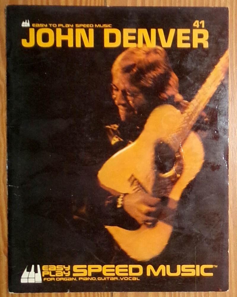 John Denver Easy To Read Speed Music 41, Vocal, Guitar, Organ, Piano