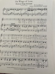 N 1924 Kansas City Exotic sheet music ON WINGS OF LOVE (A Mexican Tango)