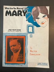 Over 30 UNFRAMED pieces of sheet music all dedicated to “Mary”. Some of the art