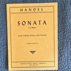 International Music Company Handel Sonata C Major String Bass & Piano 648