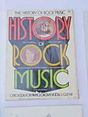 8 Rock Songbooks Hot 101, Bradley Organ, History of Rock, Progressive Rock, etc