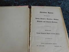 Christmas Hymns by German Evangelical Hardcover