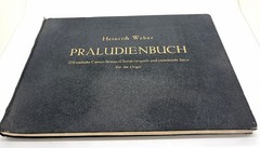 Vintage German Music Note 1939 Book Praludienbuch