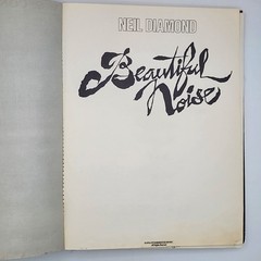 Sheet Music Beautiful Noise 1976 Neil Diamond Piano Stonebridge Music (Accept)